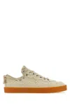 Bluemarble Sand Canvas Sneakers In Beige O Tan