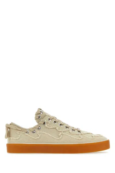 Bluemarble Sand Canvas Sneakers In Beige O Tan