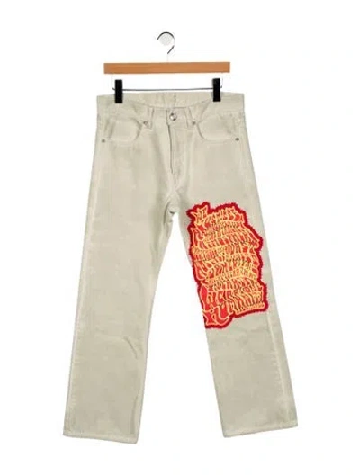 Pre-owned Bluemarble Straight-leg Jeans In Neutral