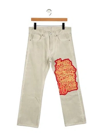 Pre-owned Bluemarble Straight-leg Jeans In Neutral