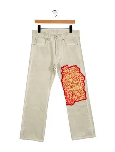 Pre-owned Bluemarble Straight-leg Jeans In Neutral