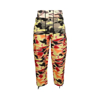 Pre-owned Bluemarble Triple Camo Cargo Pants 'orange' | Men's Size M