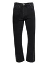 Bluemarble Twisted Seam Trompe L'oeil Jeans In Black