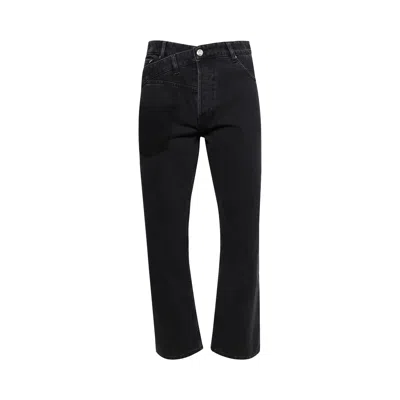 Pre-owned Bluemarble Twisted Seam Trompe L'oeil Jeans 'black' | Men's Size 29