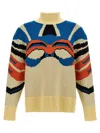 Bluemarble Multicolor Jacquard Sweaters In Multi