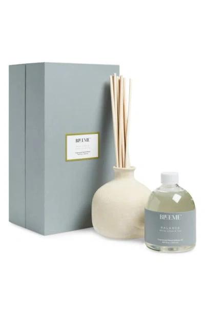 Blueme Balance Large Ceramic Reed Diffuser In Transparent