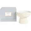 Blueme Calm Large Ceramic Candle In Neutral