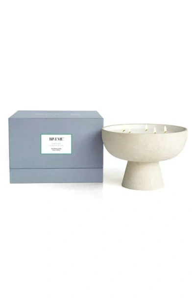 Blueme Focus Giant Ceramic Candle In Transparent