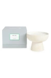 Blueme Focus Large Ceramic Candle In Neutral