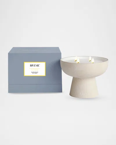 Blueme Happiness Large Candle - Yuzu & Ginger In White