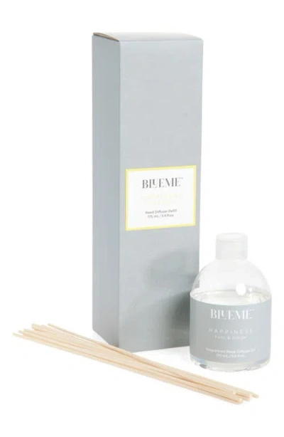 Blueme Happiness Small Reed Diffuser Refill In Gray
