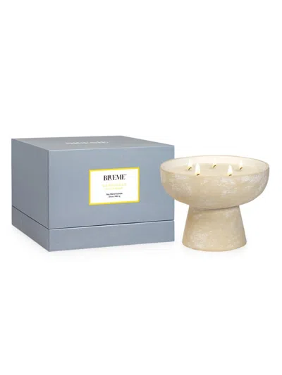 Blueme Happiness Yuzu & Ginger Large Ceramic Candle In Neutral