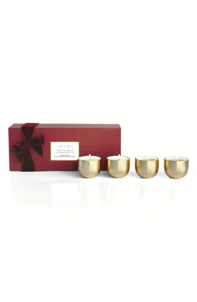 BLUEME BLUEME HOLIDAY 4-PIECE TRAVEL VOTIVE SET