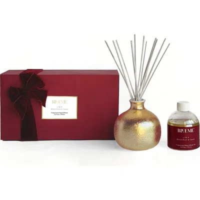 Blueme Joy Small Ceramic Reed Diffuser In Burgundy