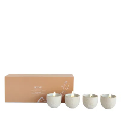 Blueme Mother's Day 4 Piece Votive Set In White