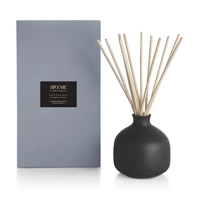 Blueme Nostalgia Bergamot & Musk Large Ceramic Diffuser 16.9 Fl. Oz. In Black