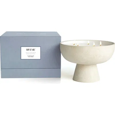 Blueme Nostalgia Giant Ceramic Candle In Neutral