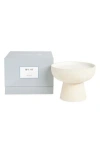 Blueme Nostalgia Large Ceramic Candle In Neutral