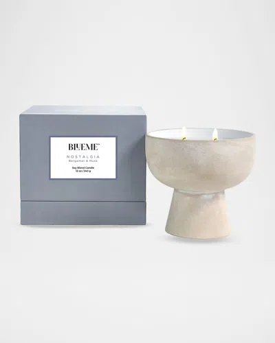 Blueme Nostalgia Medium Candle - Bergamot & Musk In Neutral