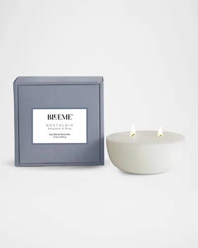 Blueme Nostalgia Medium Recandle - Bergamot & Musk