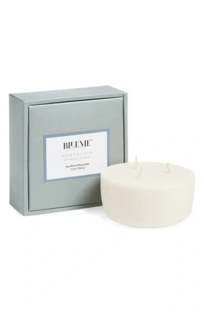 Blueme Nostalgia Medium Recandle Wax Refill In White
