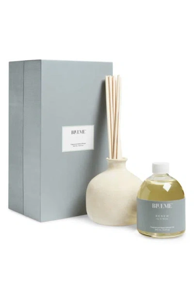 Blueme Renew Large Ceramic Reed Diffuser In White