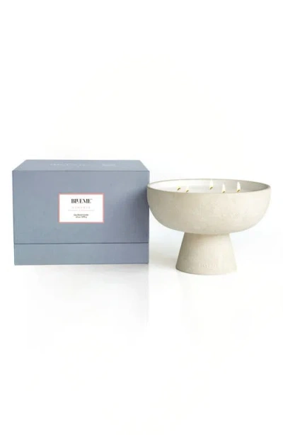 Blueme Romance Giant Ceramic Candle In Neutral