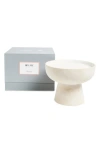 Blueme Romance Large Ceramic Candle In White