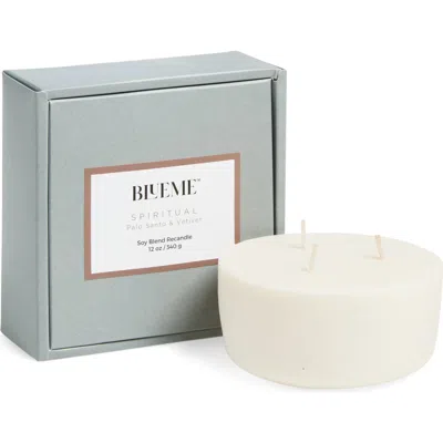 Blueme Spiritual Medium Recandle Wax Refill In White