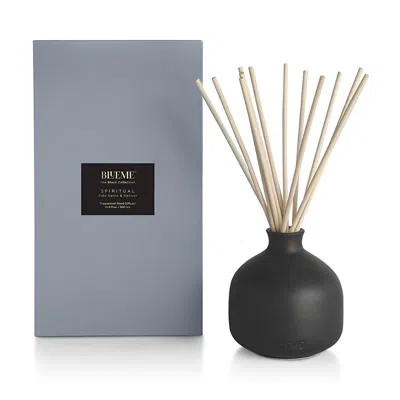 Blueme Spiritual Palo Santo & Vetiver Large Ceramic Diffuser 16.9 Fl. Oz. In Black