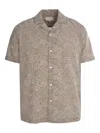 Bluemint Abstract-print Shirt In Neutral