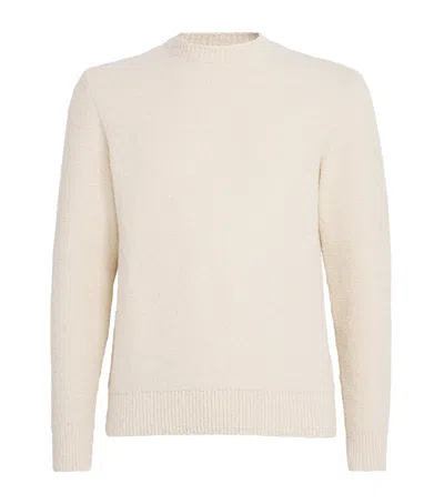 Bluemint Bouclé Taylor Sweater In Ivory