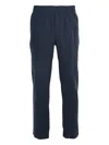 Bluemint Elastic-waist Linen Trousers In Blue