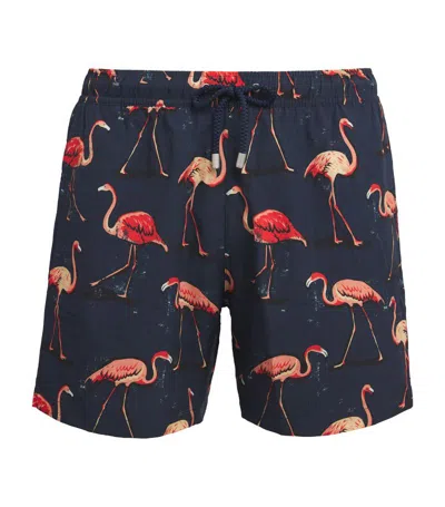 Bluemint Flamingo Arthus Swim Shorts In Navy