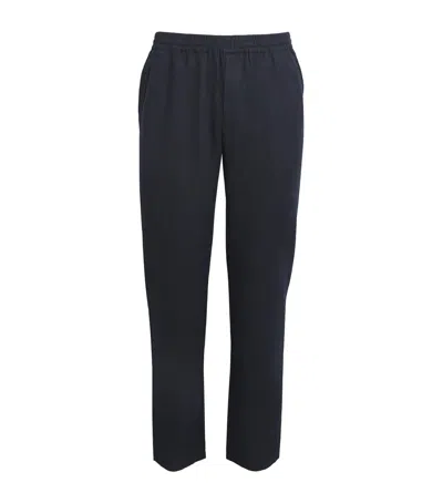 Bluemint Linen Edan Drawstring Trousers In Navy