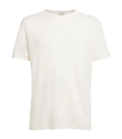 Bluemint Linen Roman T-shirt In Ivory