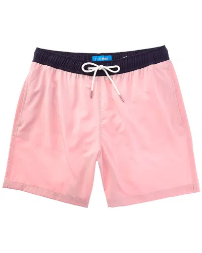 Bluewave Stretch Swim Short In Pink
