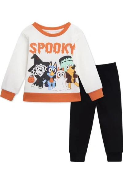 Bluey Kids'  2-piece Fleece Sweatshirt And Pants Set In Multi