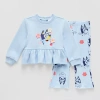 Bluey Baby Girls  2-pc. Pant Set In Blue