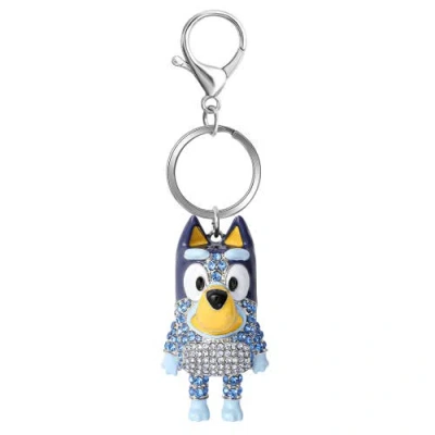 Bluey Bag Charm Pave Crystal, Official License  Charm Keychain With Lobster Clip In Multi