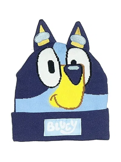 Pre-owned Bluey Kids' Beanie Hat In Blue