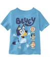 Bluey Boys 2t-5t Group Trio Short Sleeve T-shirt In Blue