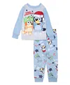 Bluey Boys Toddler 2t-4t 2-piece Printed Top And Jogger Pants Pajama Set In Blue