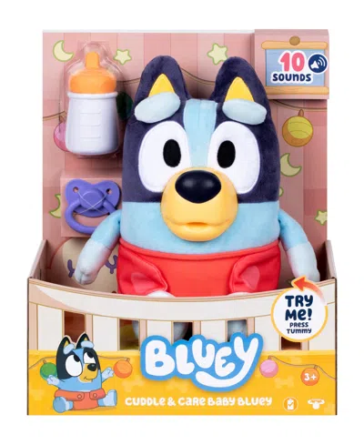 Bluey Kids' Cuddle N Care Baby Plush Toy In Multi