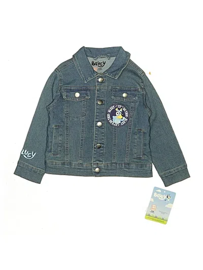 Pre-owned Bluey Kids' Denim Jacket In Blue