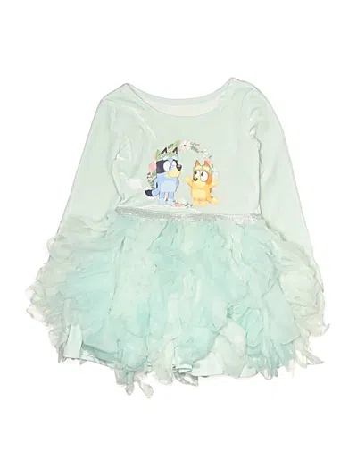 Pre-owned Bluey Kids' Dress In Green
