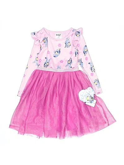 Bluey Kids' Dress In Pink