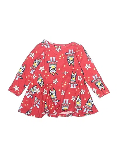 Pre-owned Bluey Kids' Dress In Red