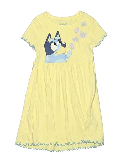 Pre-owned Bluey Kids' Dress In Yellow