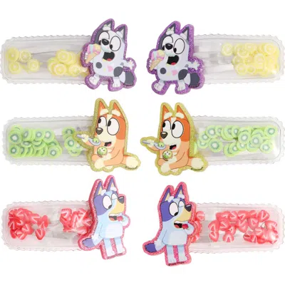 Bluey Kids' Hair Clip 6-piece Set In Multi